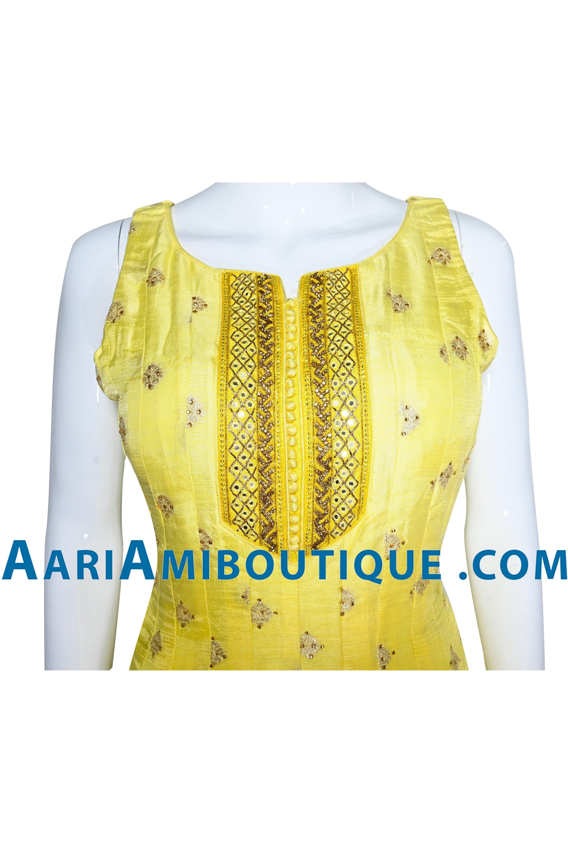 Youthful Ombre Yellow Gharara Set-AariAmi Boutique